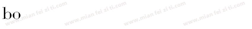 bodoni- normal-Itali字体转换